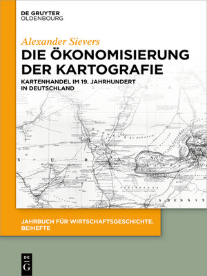 cover image of Die Ökonomisierung der Kartografie